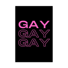 Gay Gay Gay Postcard
