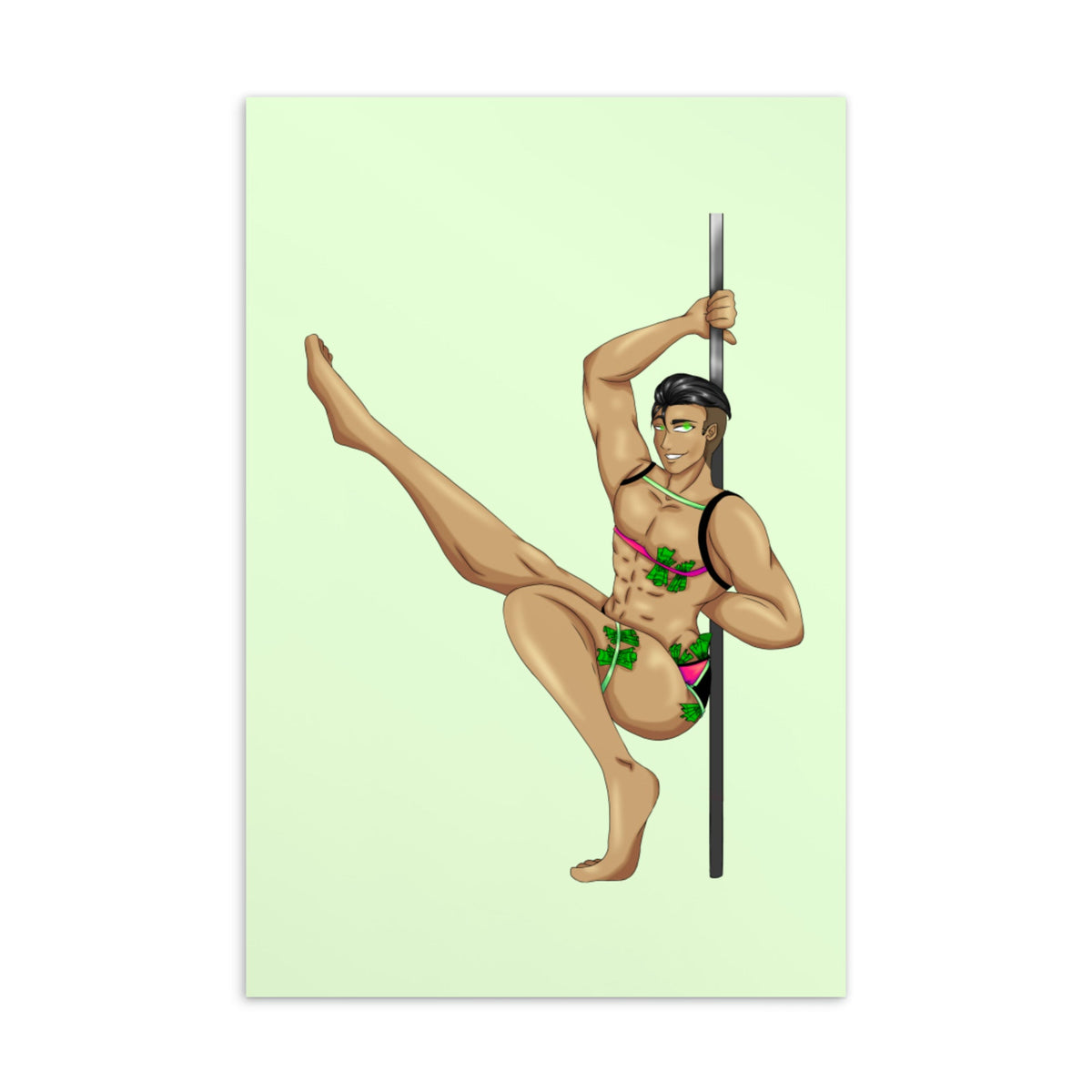 Gay Gogo Dancer Postcard