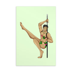 Gay Gogo Dancer Postcard