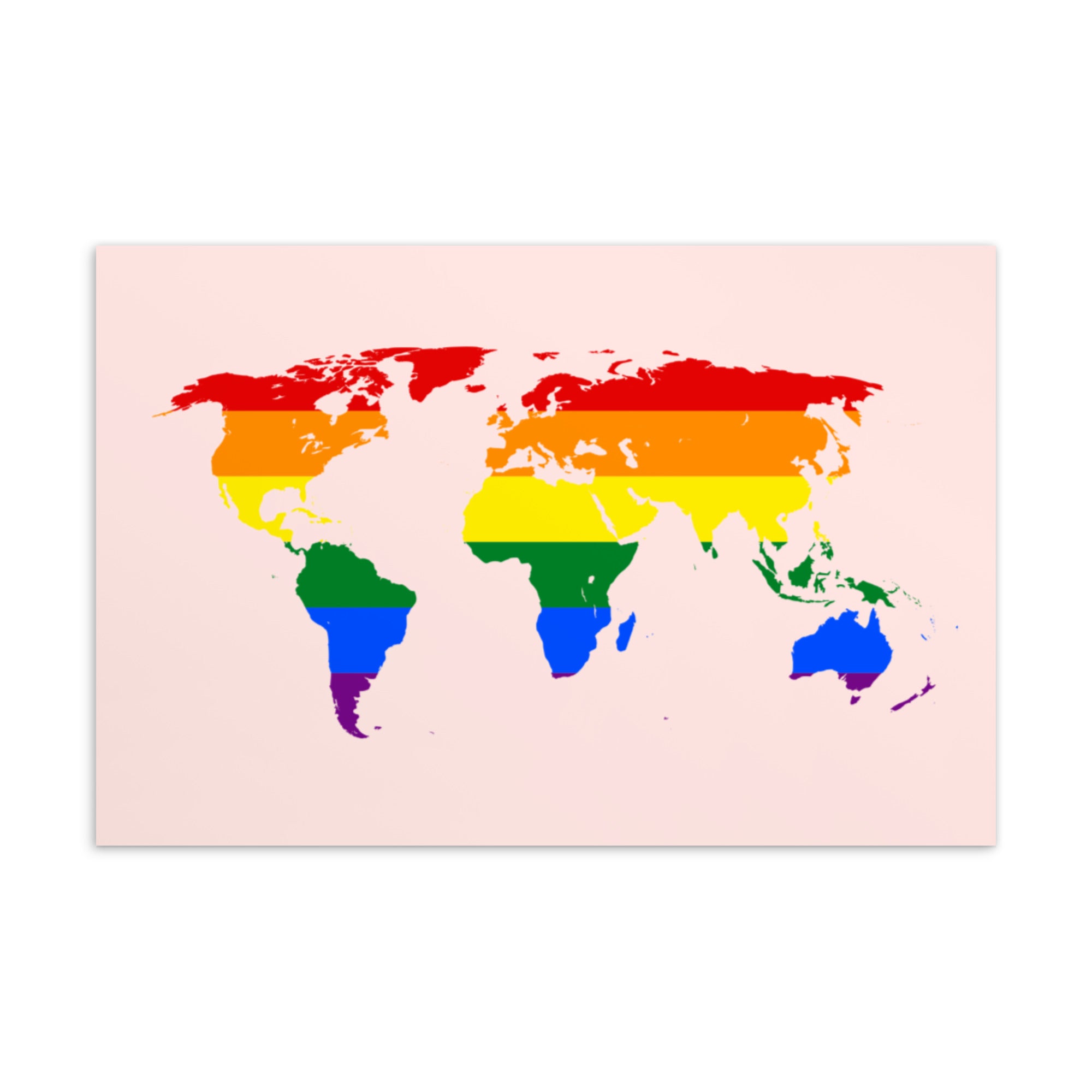 Gay Map Postcard