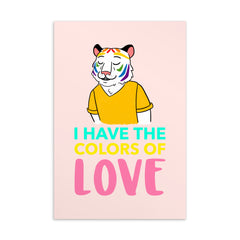 I Have The Colors Of Love Postcard