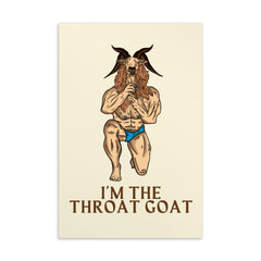 I'm The Throat Goat Postcard