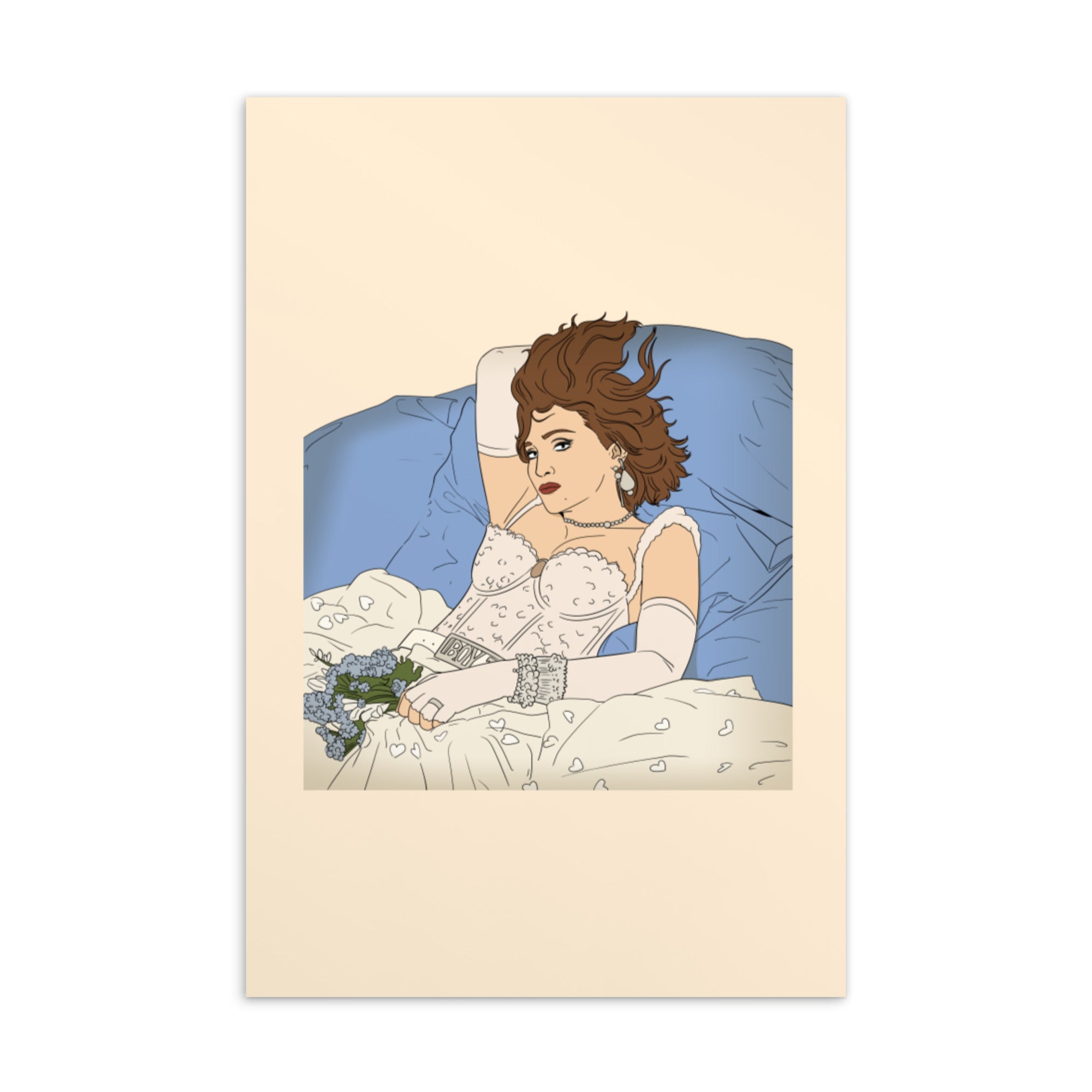 Madonna Like A Virgin Postcard