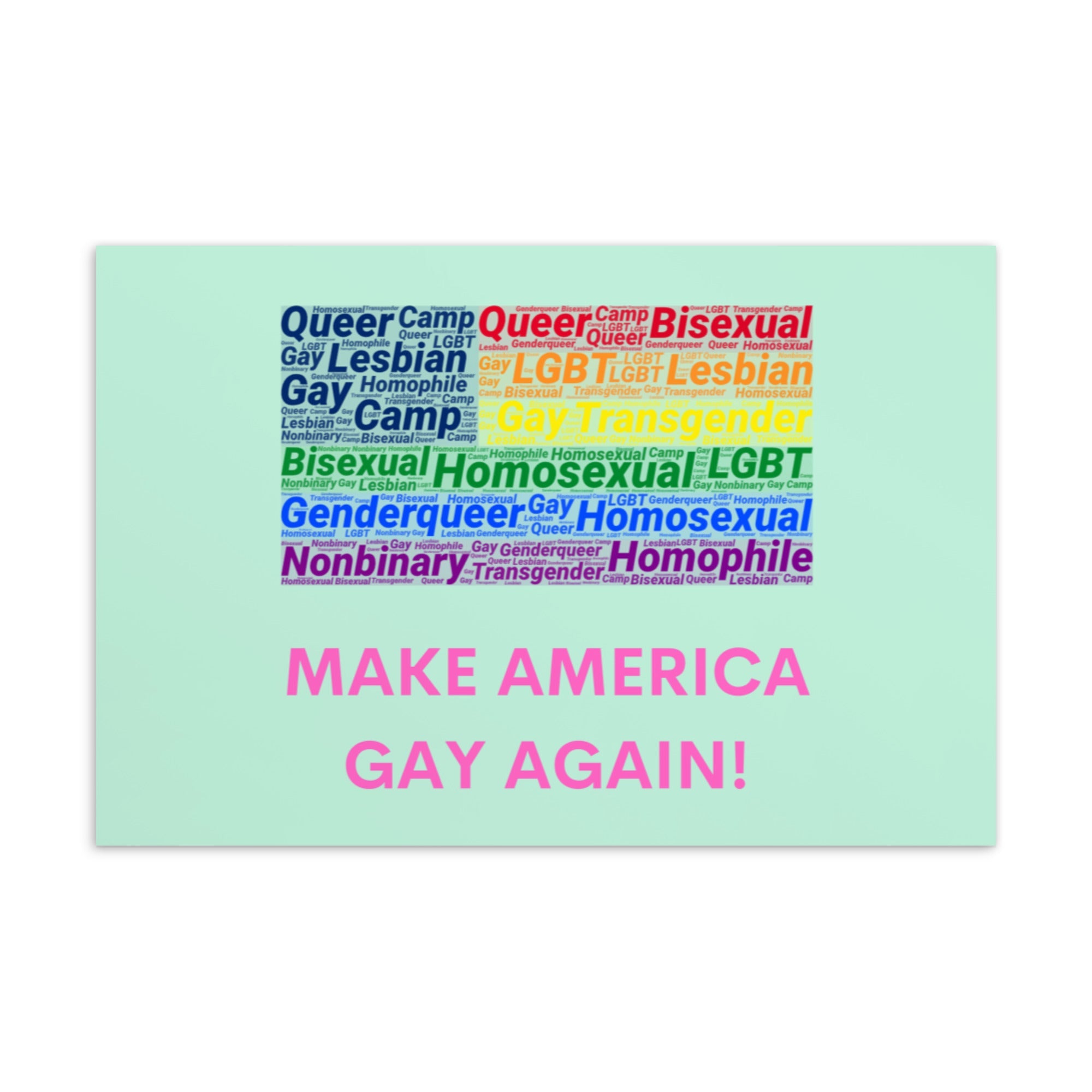 Make America Gay Again! Postcard
