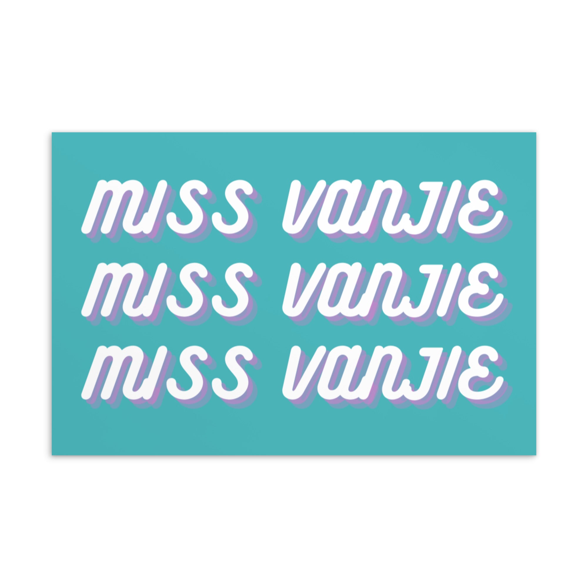 Miss Vanjie Postcard