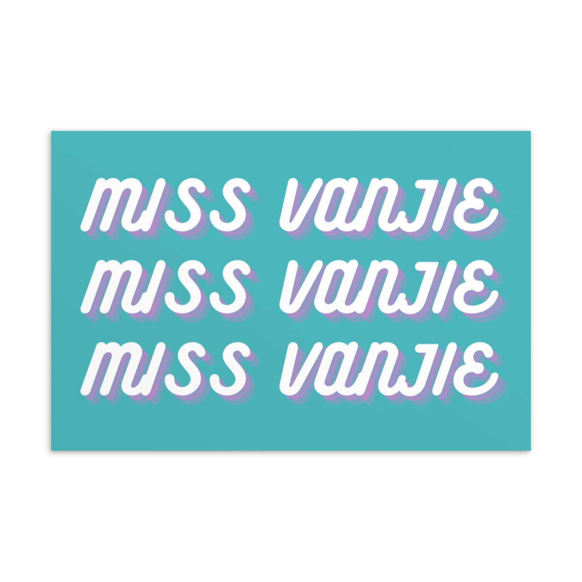 Miss Vanjie Postcard
