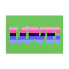 Omnisexual Love Postcard