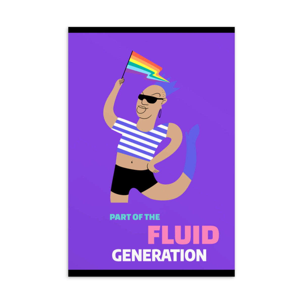 Part Of The Fluid Generatio Postcard