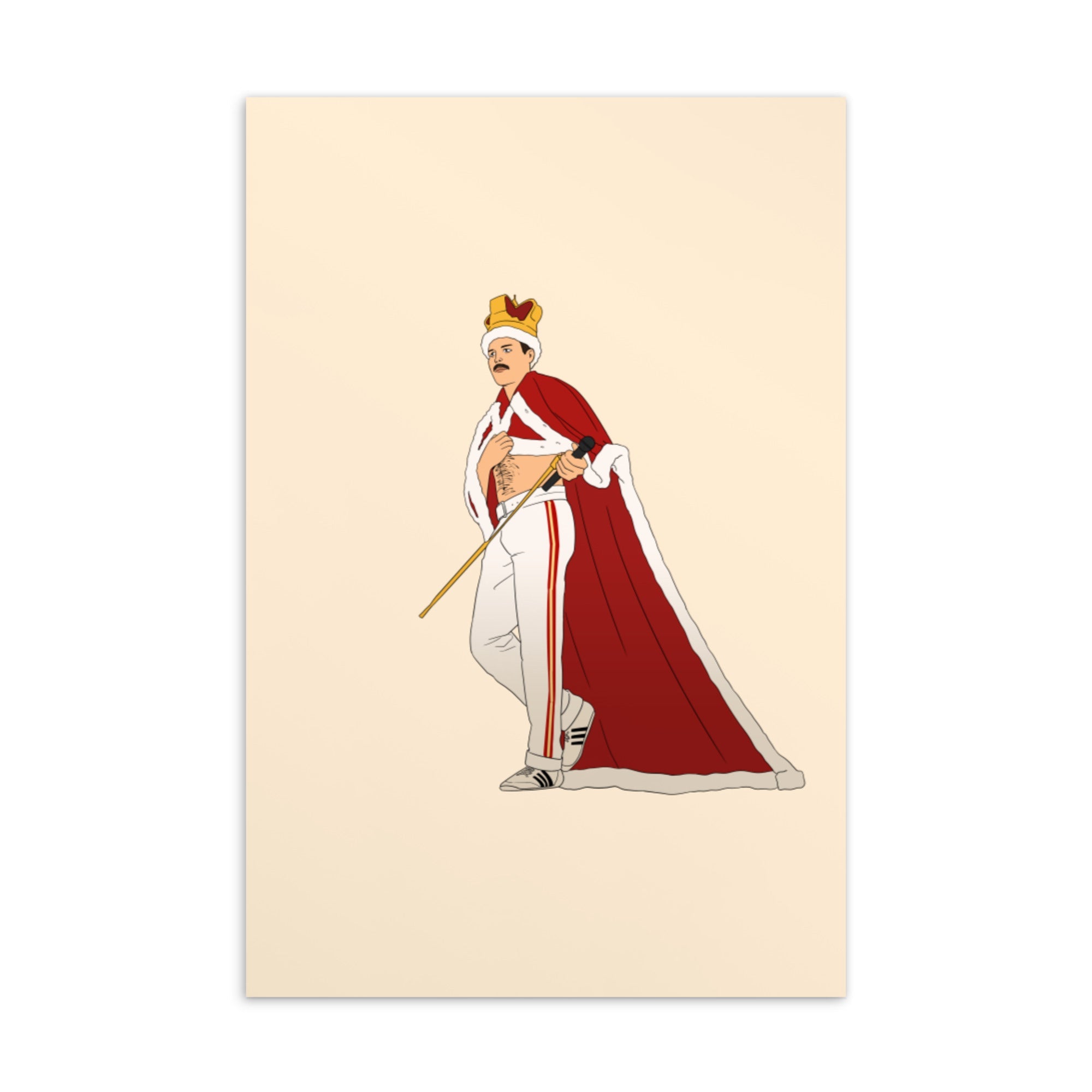 Queen Freddy Mercury Postcard