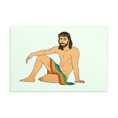 Sexy Gay Jesus Postcard