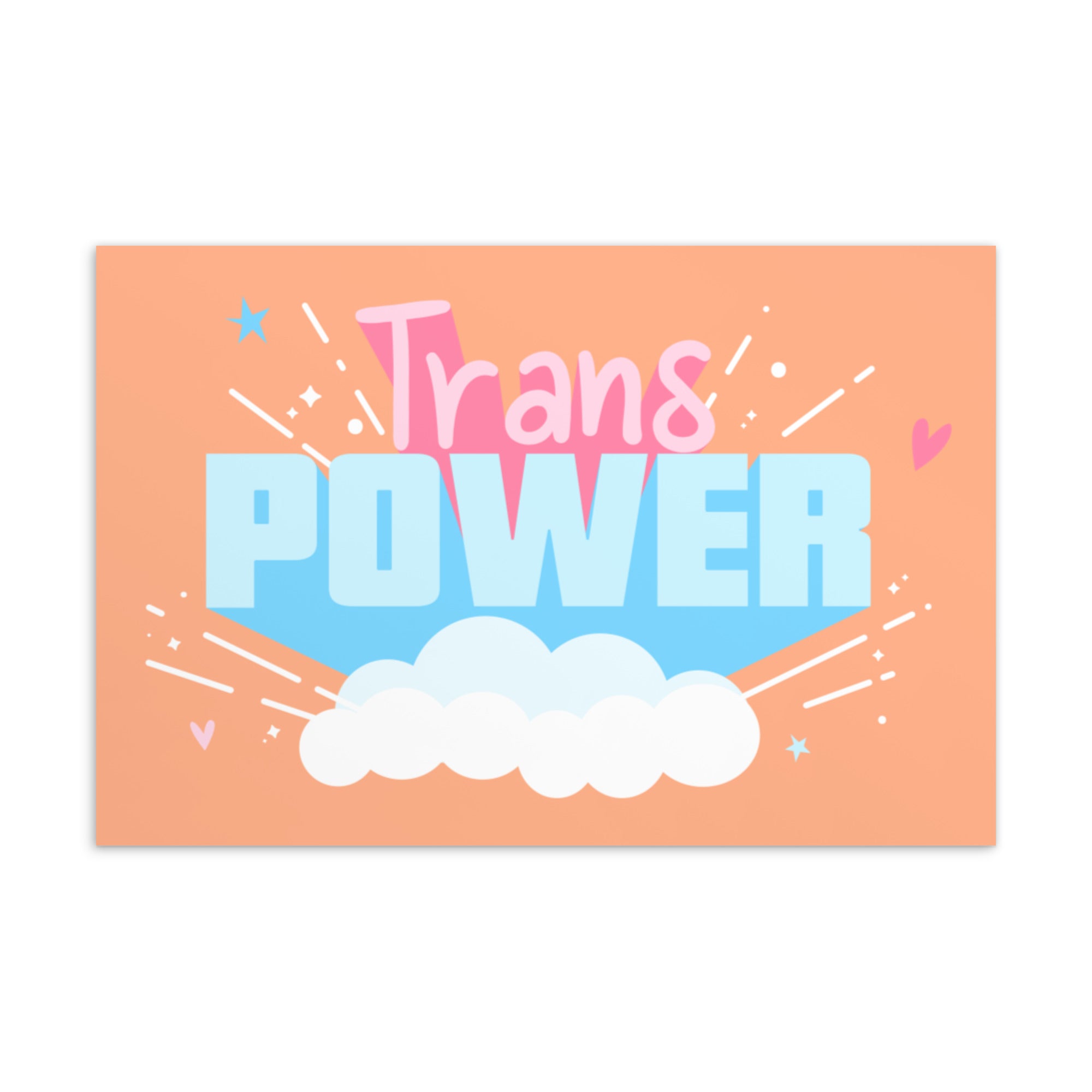 Stand Proud Trans Power Postcard