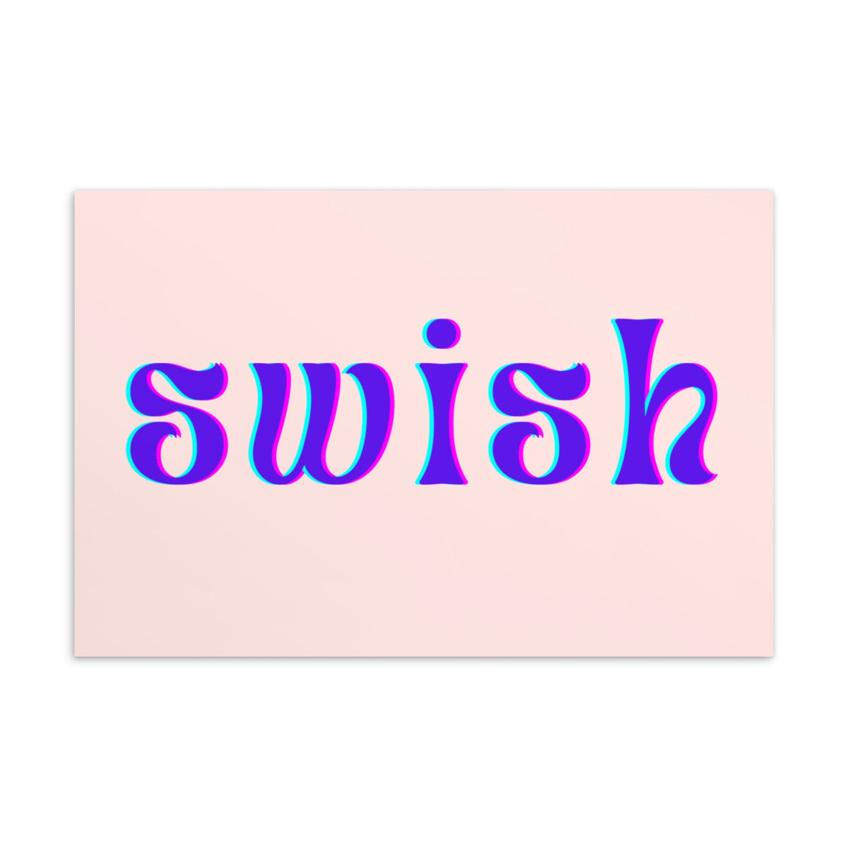 Swish Postcard