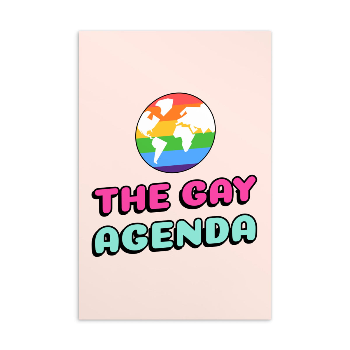 The Gay Agenda Postcard