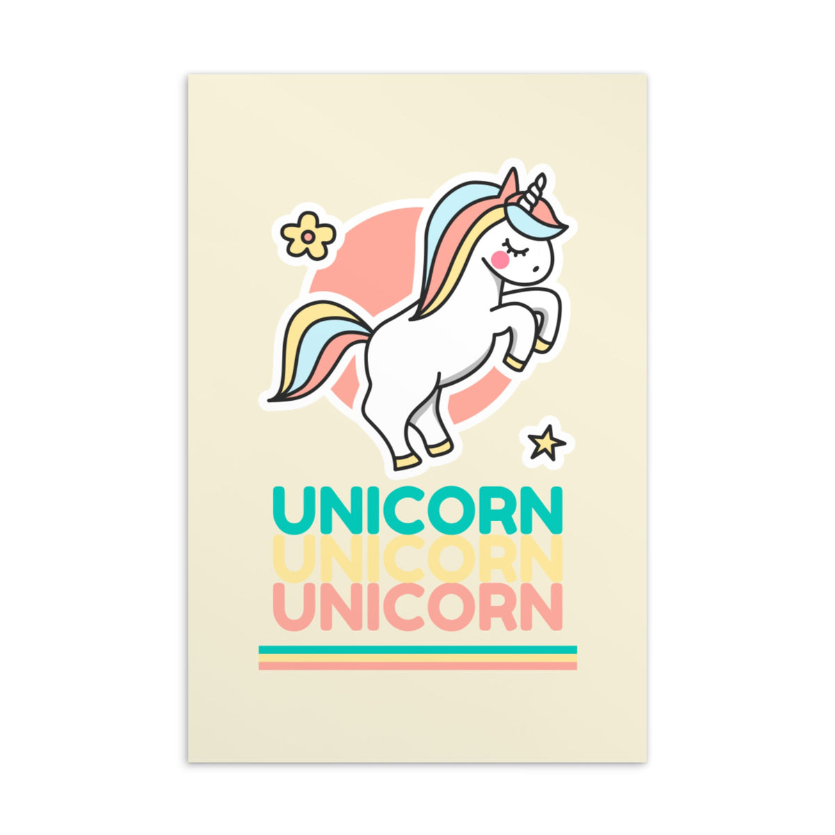 Unicorn Unicorn Unicorn Postcard