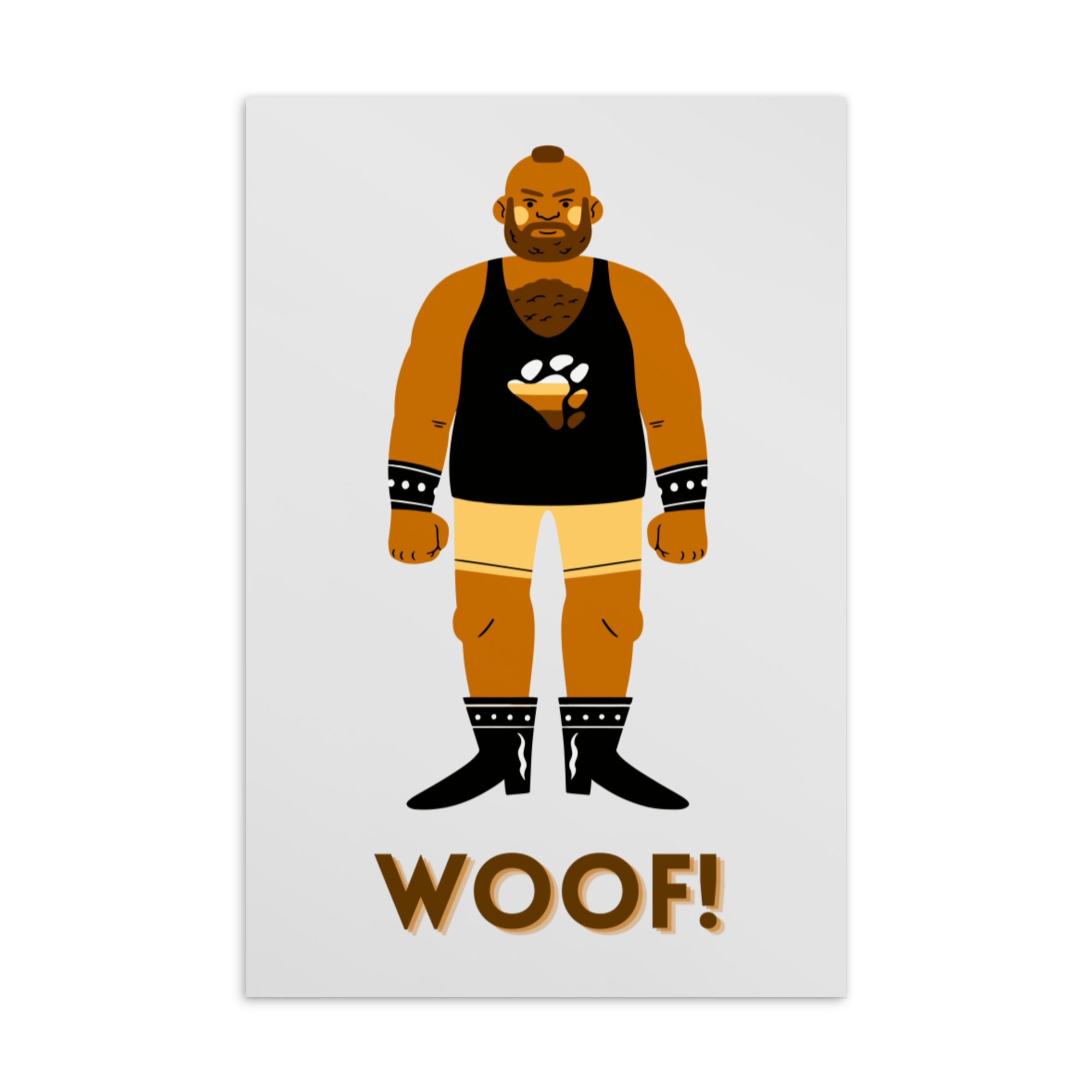 Woof! Gay Bear Postcard