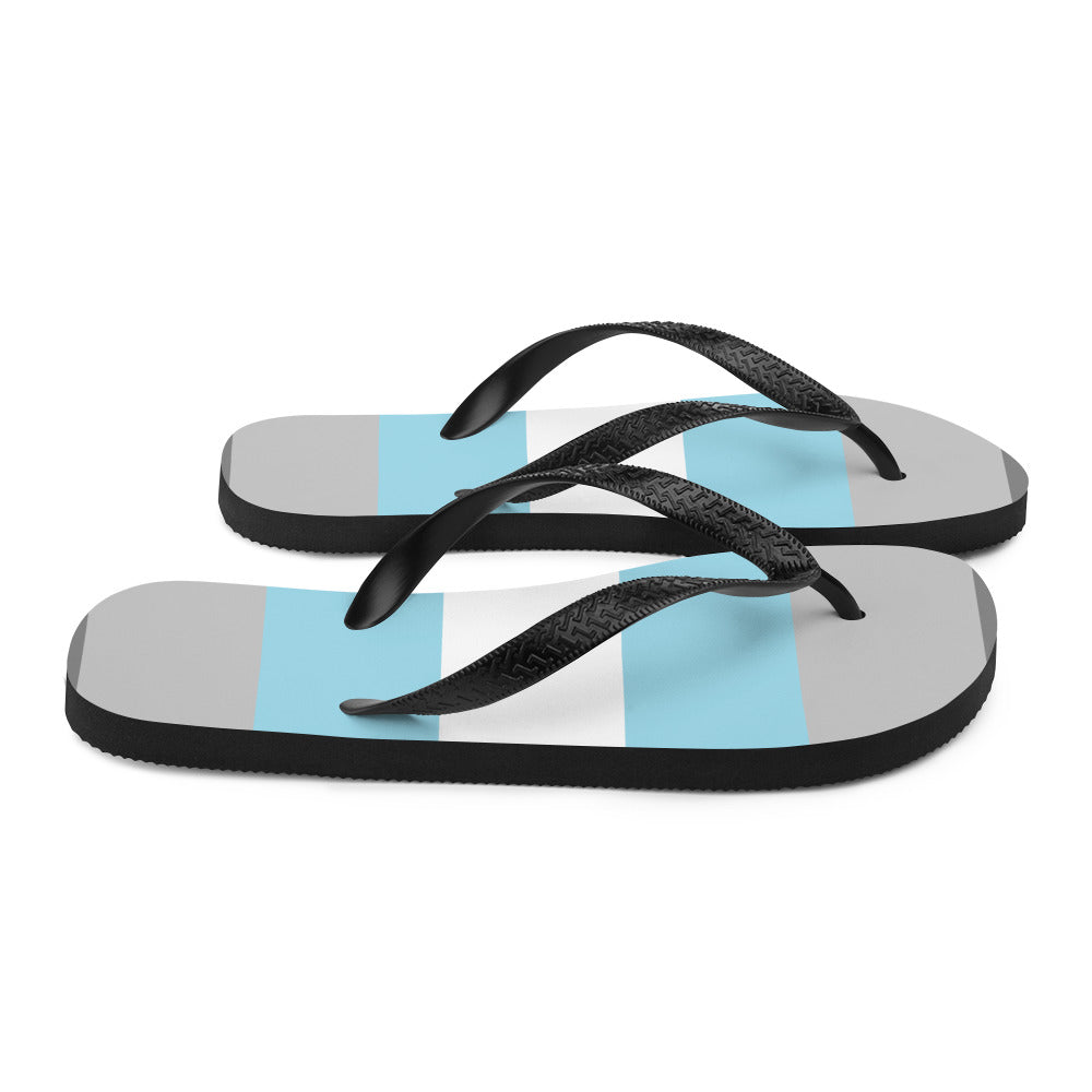 Demiboy Pride Flip-Flops