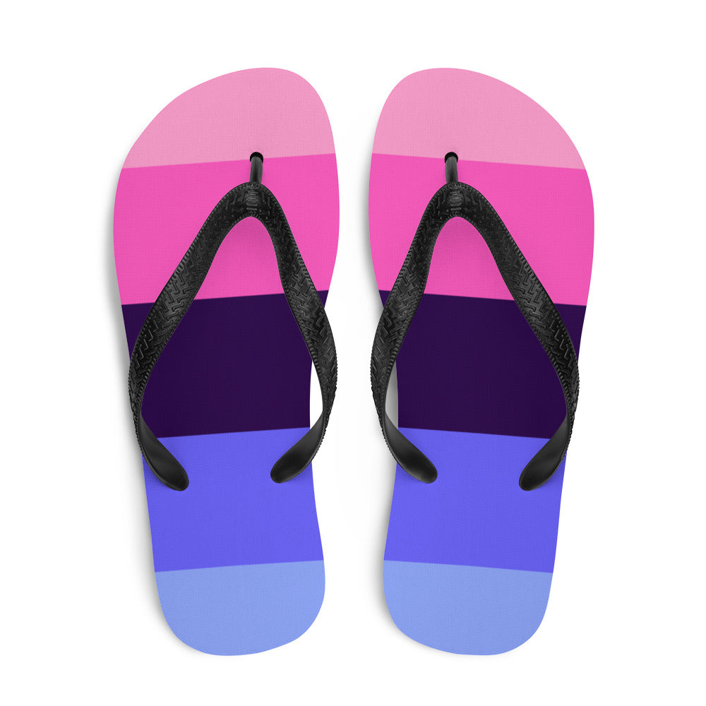 Omnisexual Pride Flip-Flops