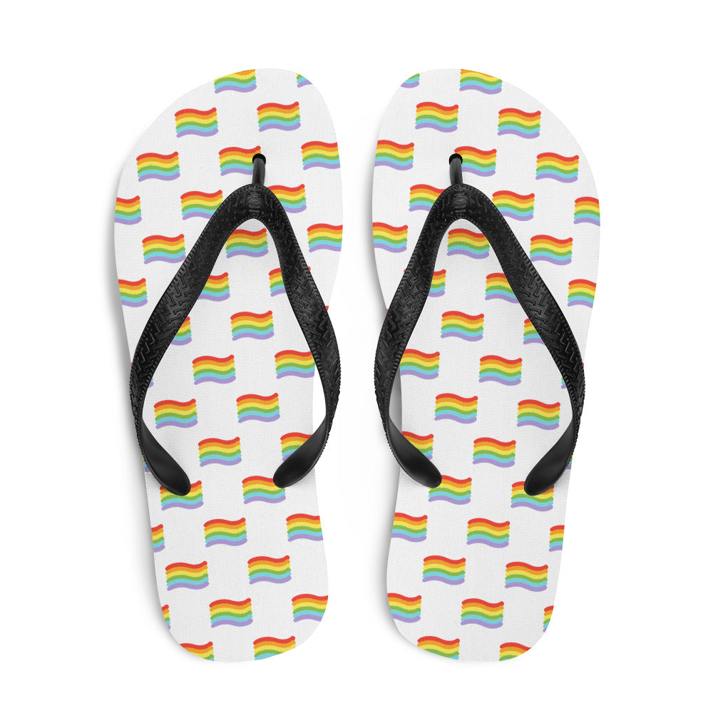Gay Pride Flip-Flops