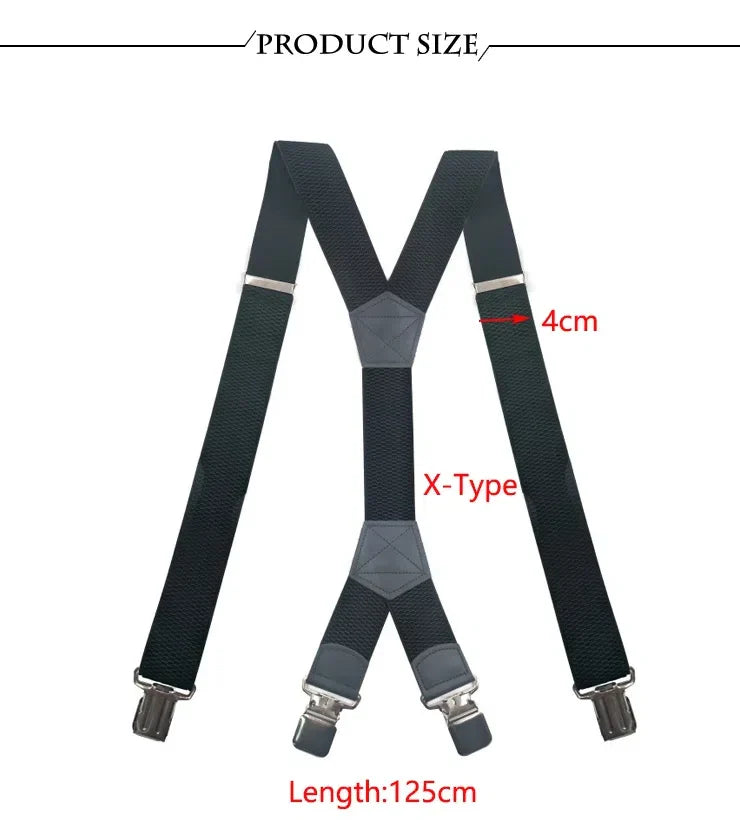 Vintage Gentleman Over-The-Shoulder Suspenders