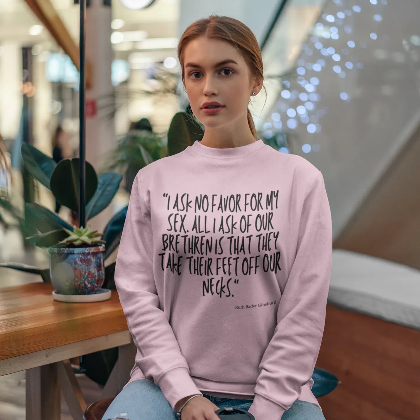 I Ask No Favor For My Sex Unisex Sweatshirt