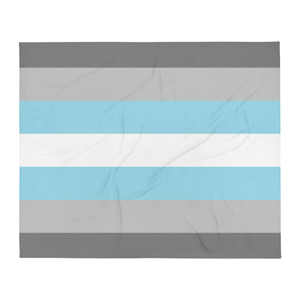 Demiboy Flag Throw Blanket