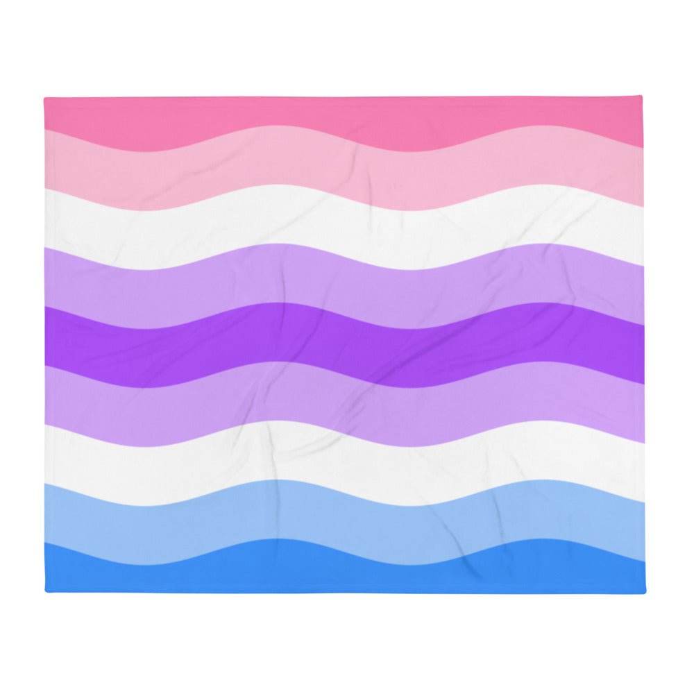 Alternative Genderfluid Throw Blanket