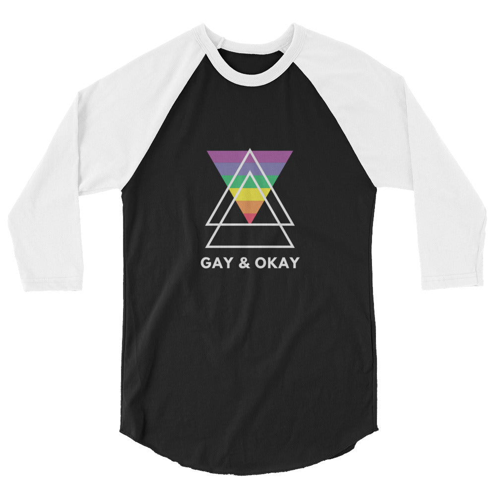 Gay & Ok 3/4 Sleeve Raglan Shirt