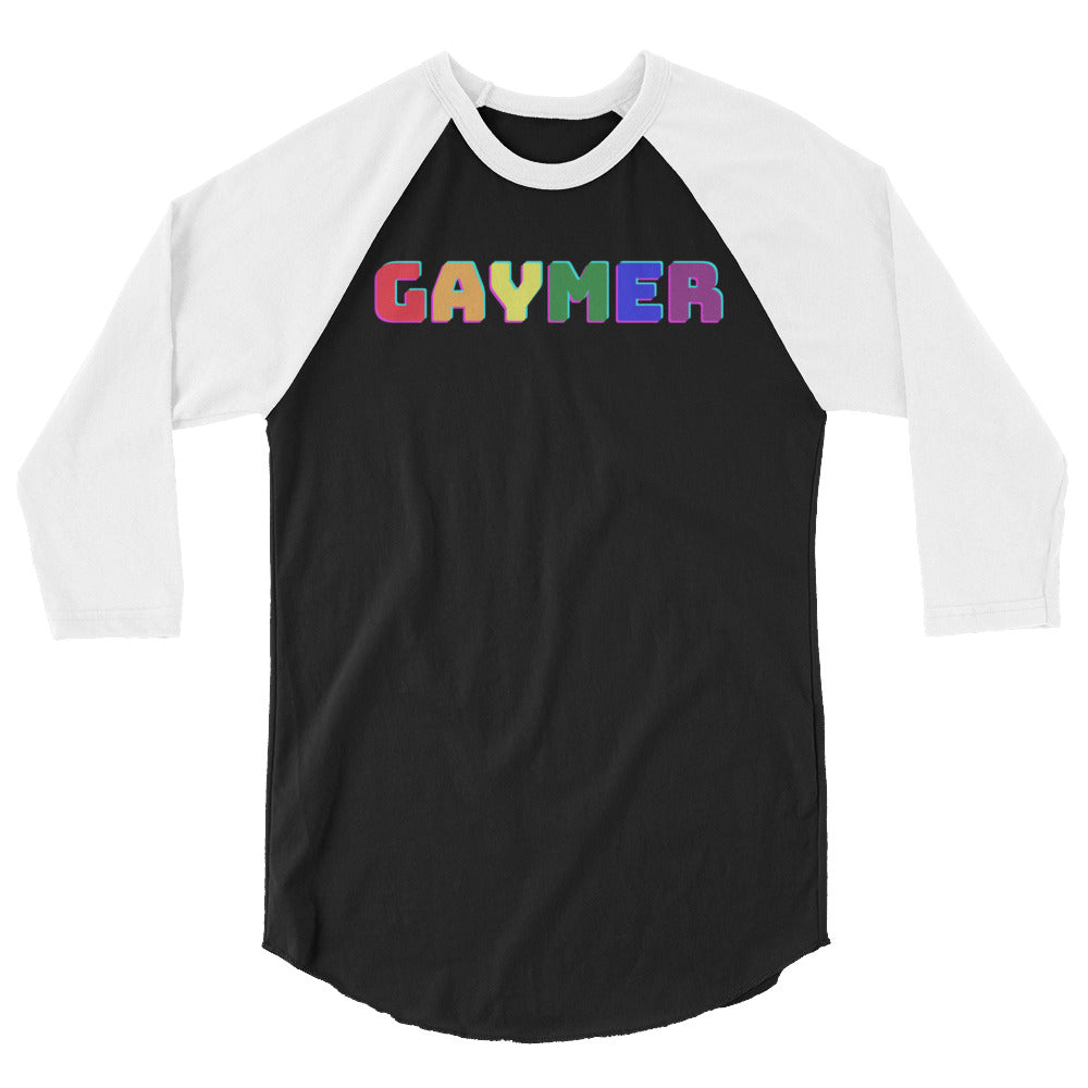 Gaymer 3/4 Sleeve Raglan Shirt