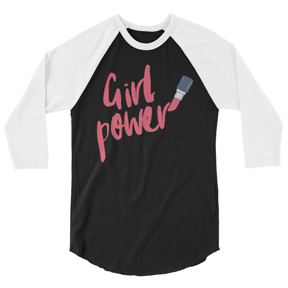 Girl Power 3/4 Sleeve Raglan Shirt