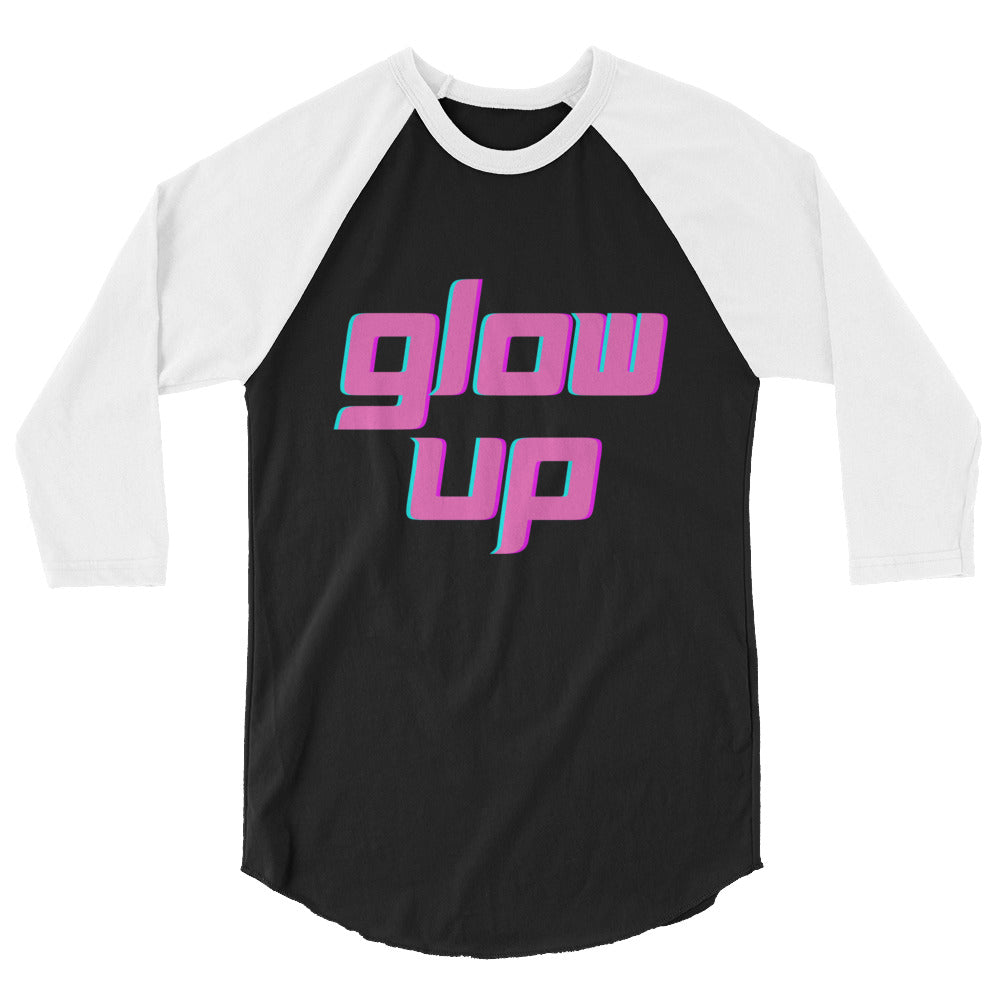 Glow Up 3/4 Sleeve Raglan Shirt