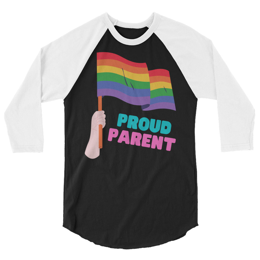 Proud Parent 3/4 Sleeve Raglan Shirt