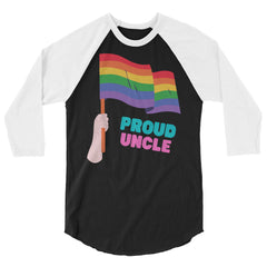 Proud Uncle 3/4 Sleeve Raglan Shirt