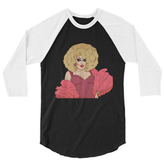 Sassy Trixie Mattel 3/4 Sleeve Raglan Shirt