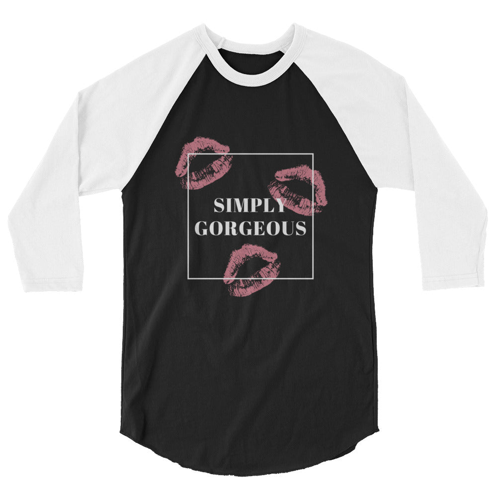Simply Gorgeous 3/4 Sleeve Raglan Shirt