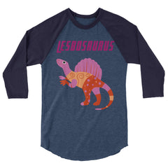 Lesbosaurus 3/4 Sleeve Raglan Shirt