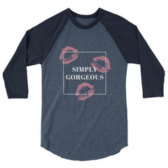 Simply Gorgeous 3/4 Sleeve Raglan Shirt