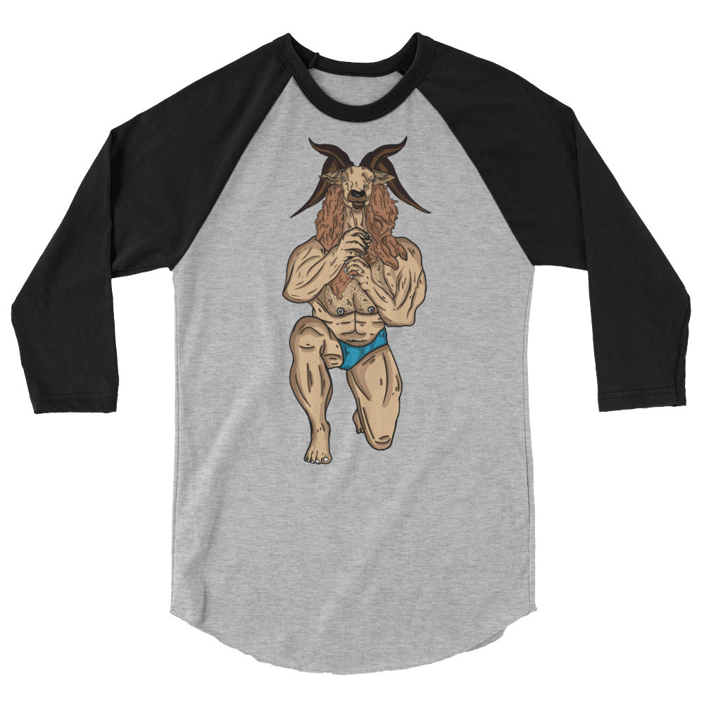 Throat Goat 3/4 Sleeve Raglan Shirt