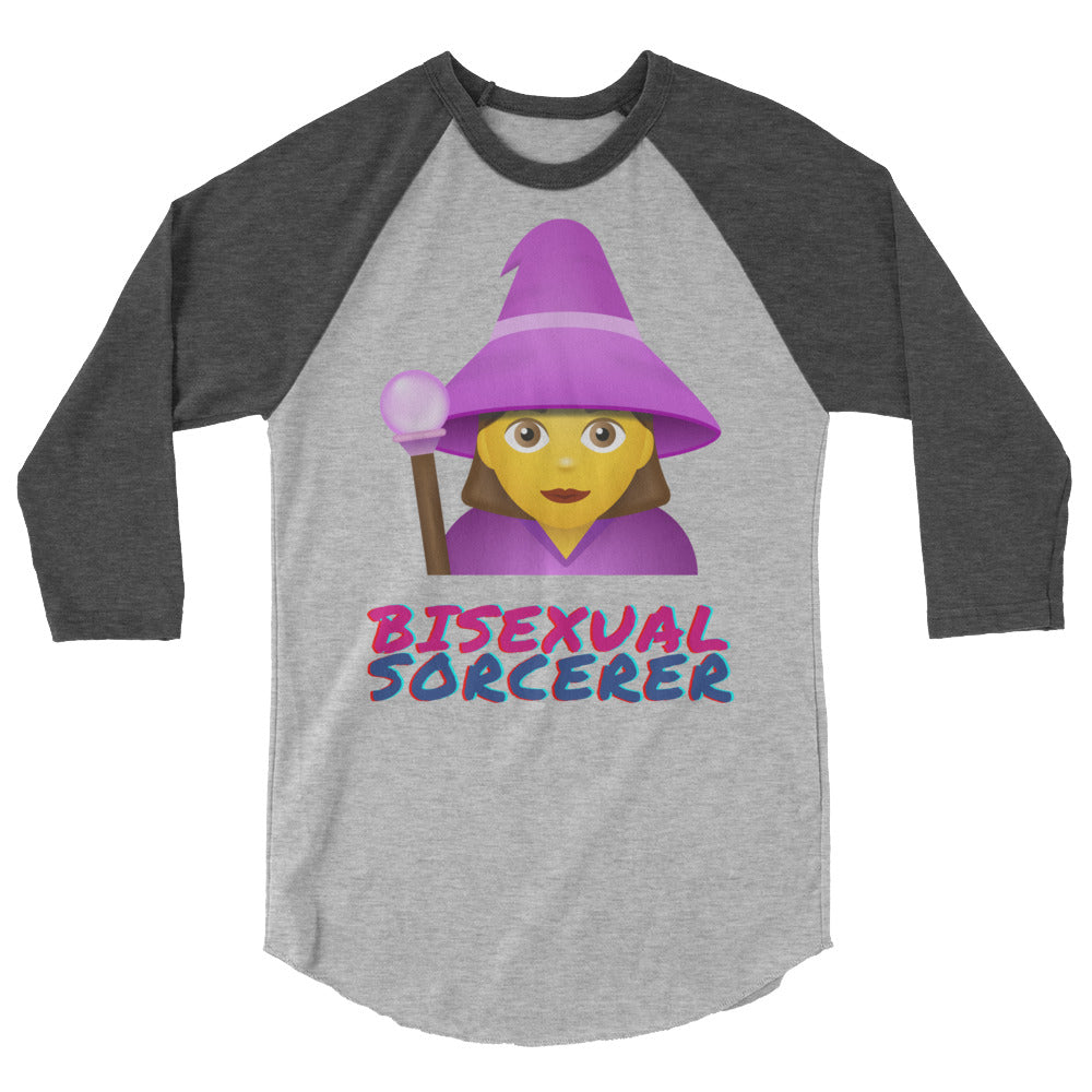 Bisexual Sorcerer 3/4 Sleeve Raglan Shirt