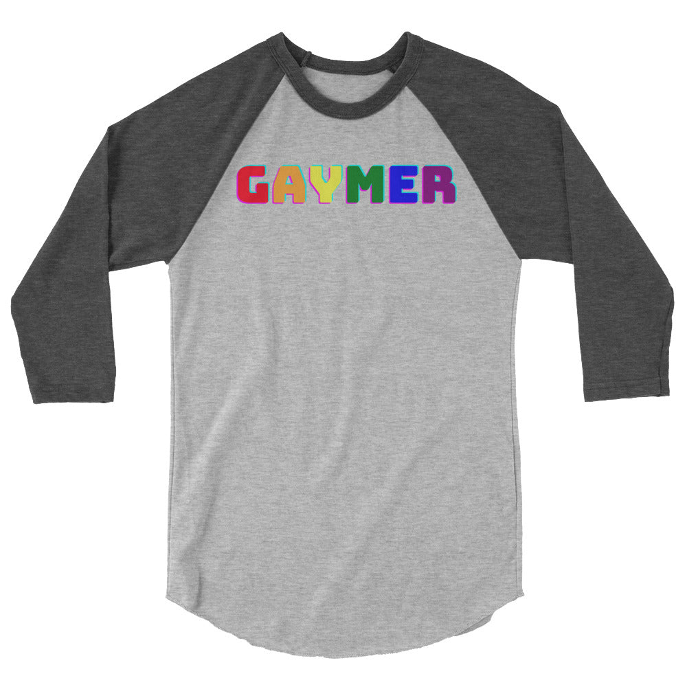 Gaymer 3/4 Sleeve Raglan Shirt