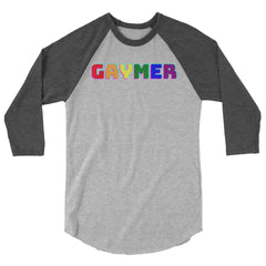 Gaymer 3/4 Sleeve Raglan Shirt