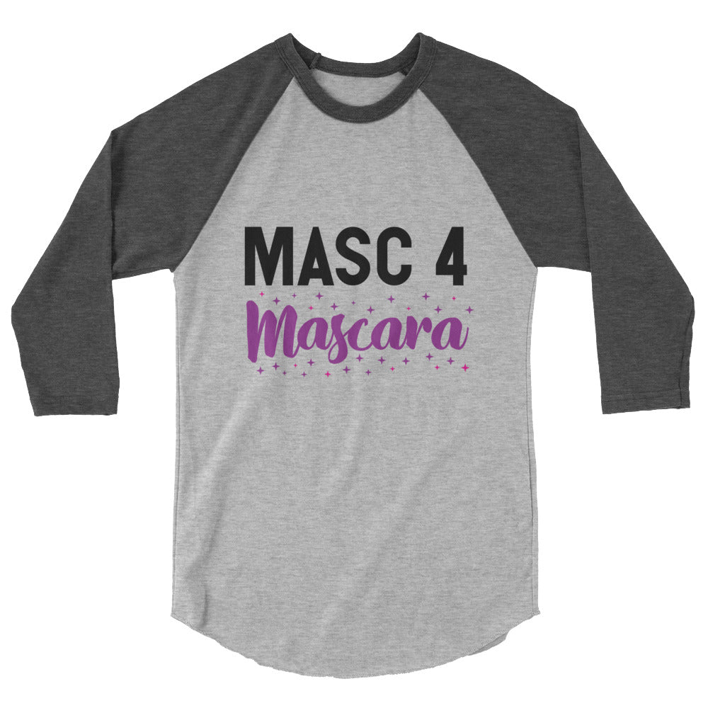 Masc 4 Mascara 3/4 Sleeve Raglan Shirt