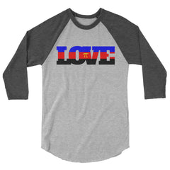 Polyamory Love 3/4 Sleeve Raglan Shirt
