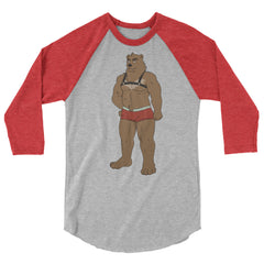 Gay Bear 3/4 Sleeve Raglan Shirt