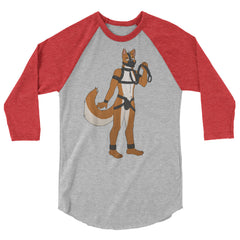 Gay Pup 3/4 Sleeve Raglan Shirt