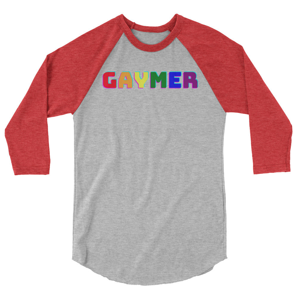 Gaymer 3/4 Sleeve Raglan Shirt