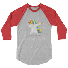 You Are Not On My Level 3/4 Sleeve Raglan Shirt