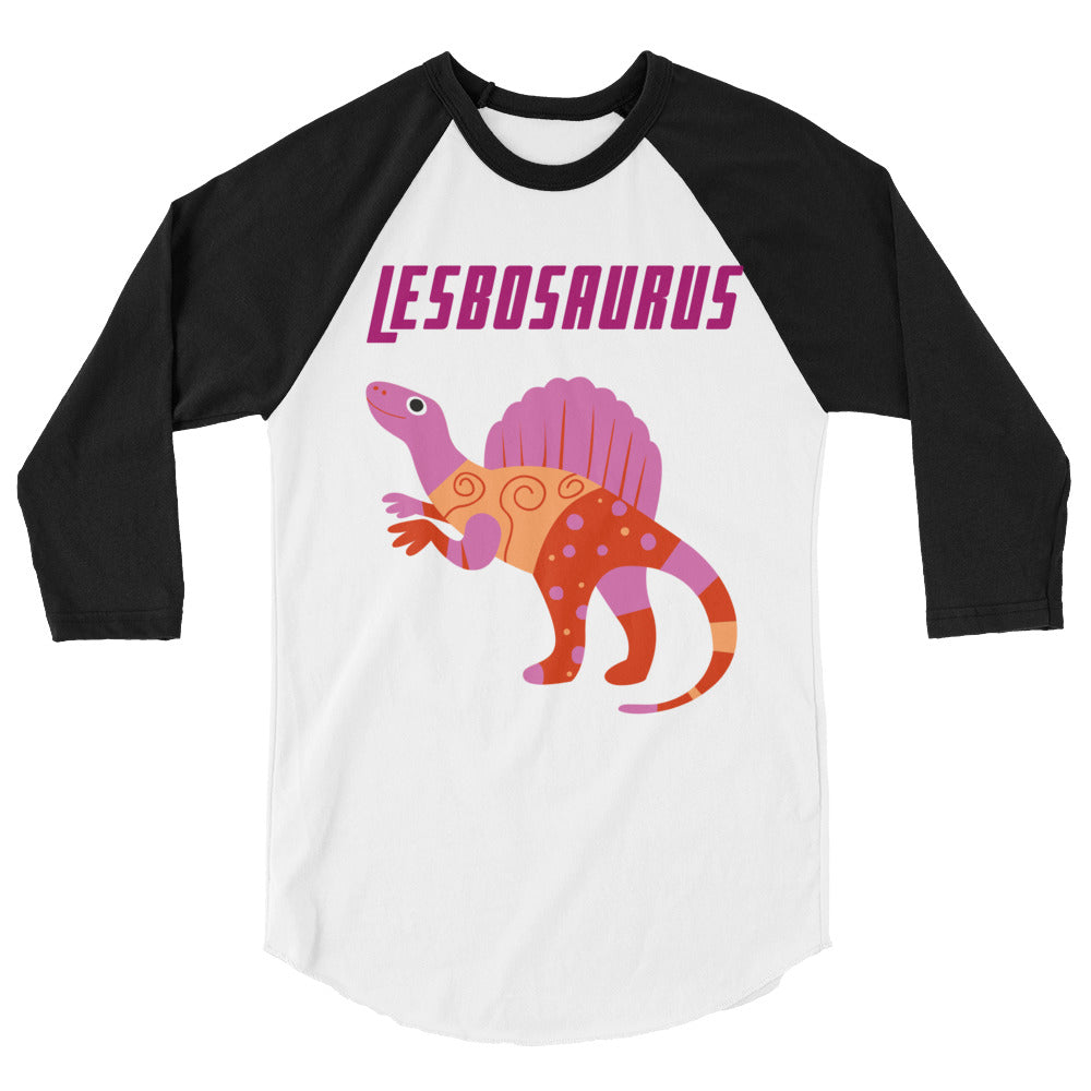 Lesbosaurus 3/4 Sleeve Raglan Shirt