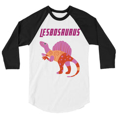 Lesbosaurus 3/4 Sleeve Raglan Shirt