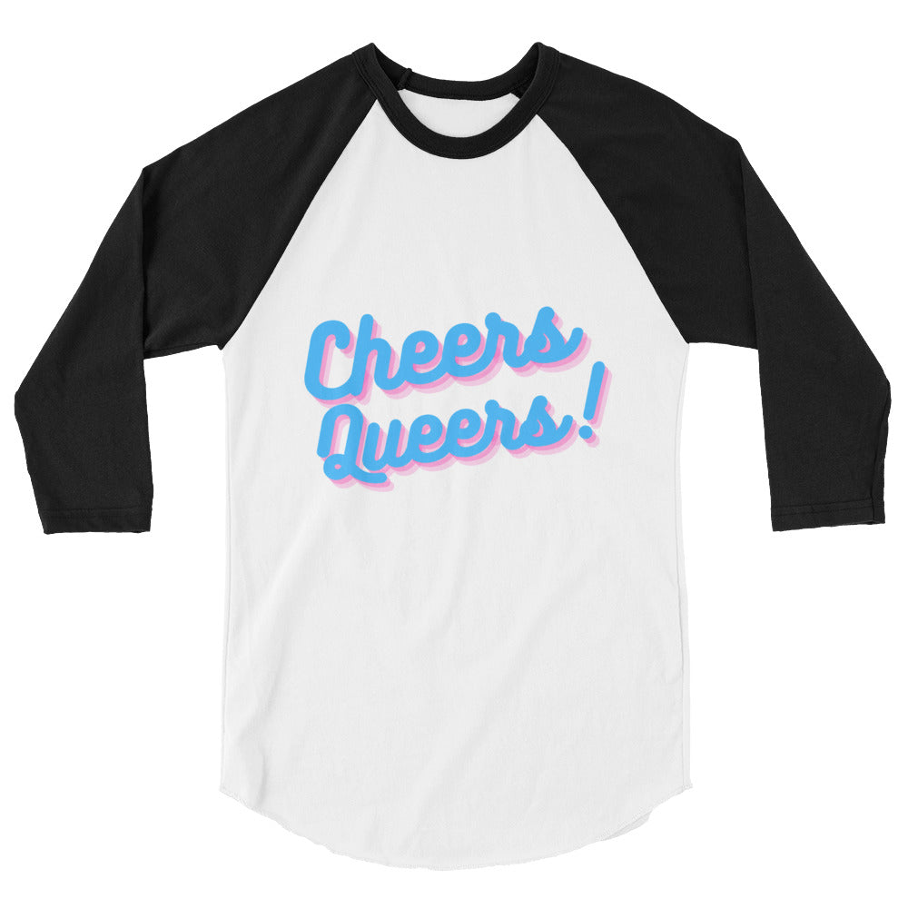 Cheers Queers! 3/4 Sleeve Raglan Shirt