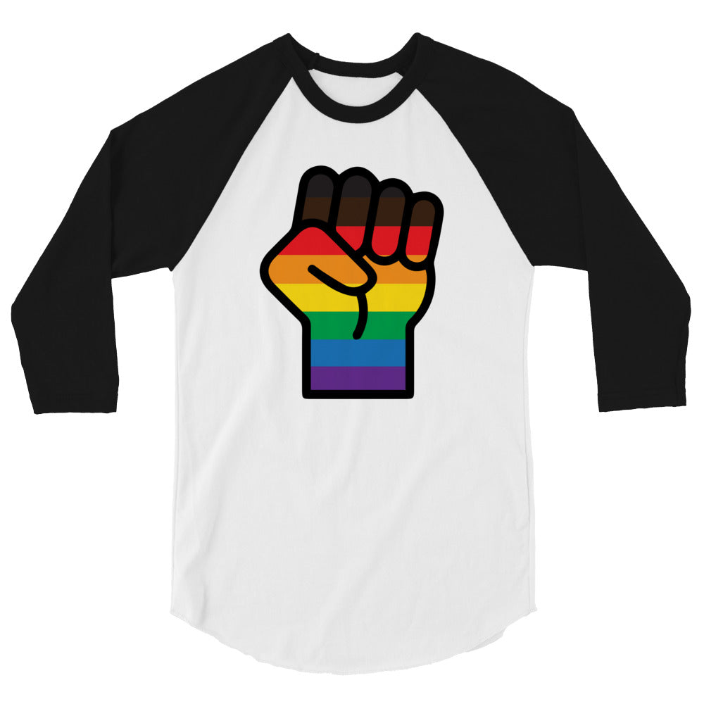 BLM LGBT Resist 3/4 Sleeve Raglan Shirt